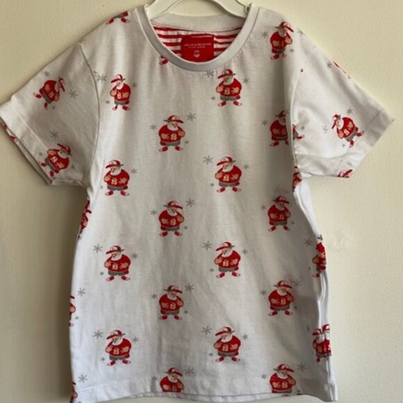 DENIM & FLOWER RICKY SINGH Santa Baseball Cap White Short Sleeve T Shirt 5/6 - Picture 4 of 12